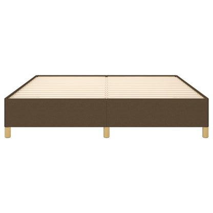 Bedframe stof donkerbruin 180x200 cm 180 x 200 cm 35 cm
