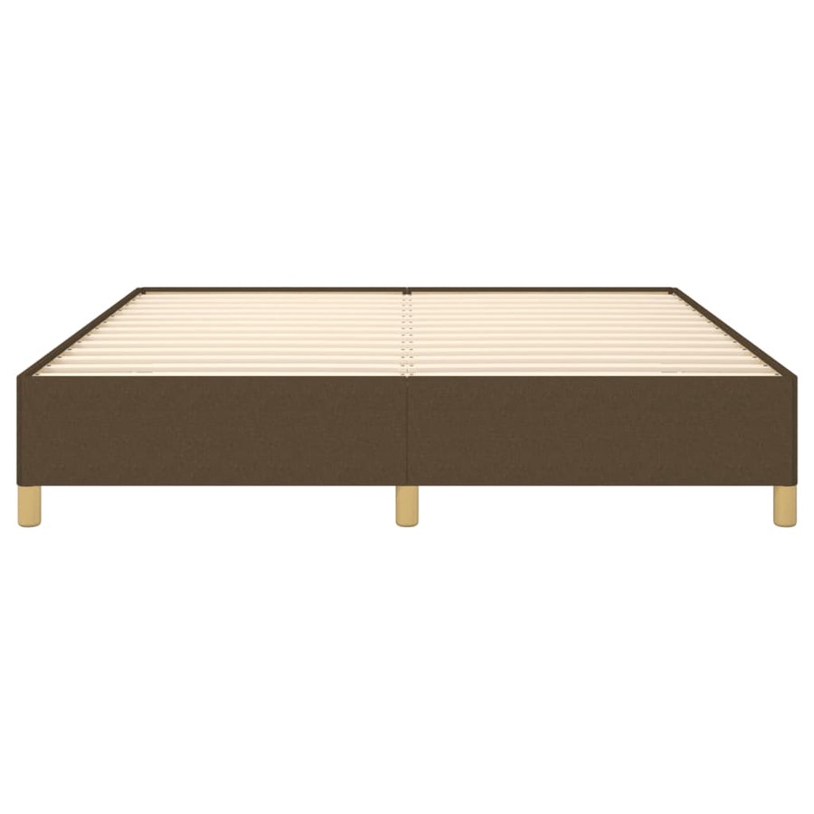 Bedframe stof donkerbruin 180x200 cm 180 x 200 cm 35 cm