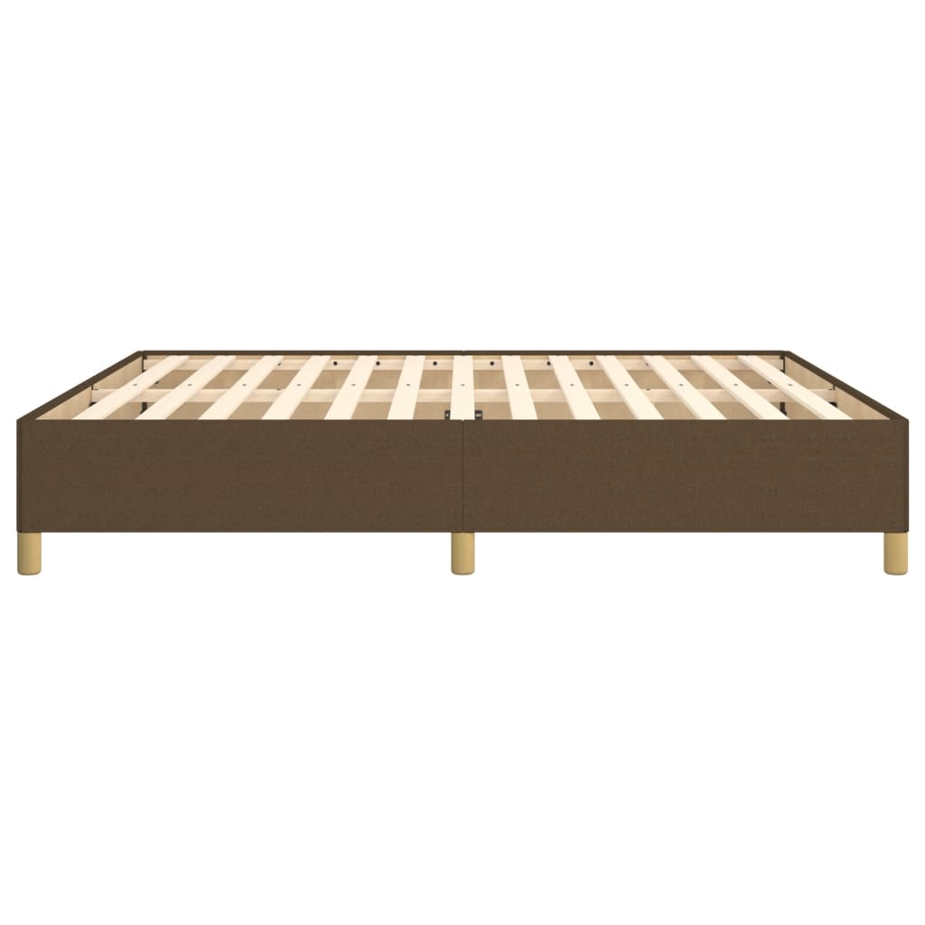 Bedframe stof donkerbruin 180x200 cm 180 x 200 cm 35 cm