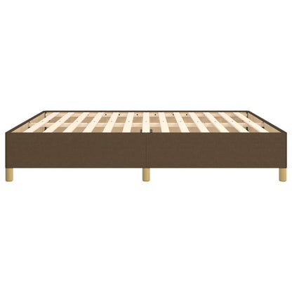 Bedframe stof donkerbruin 180x200 cm 180 x 200 cm 35 cm