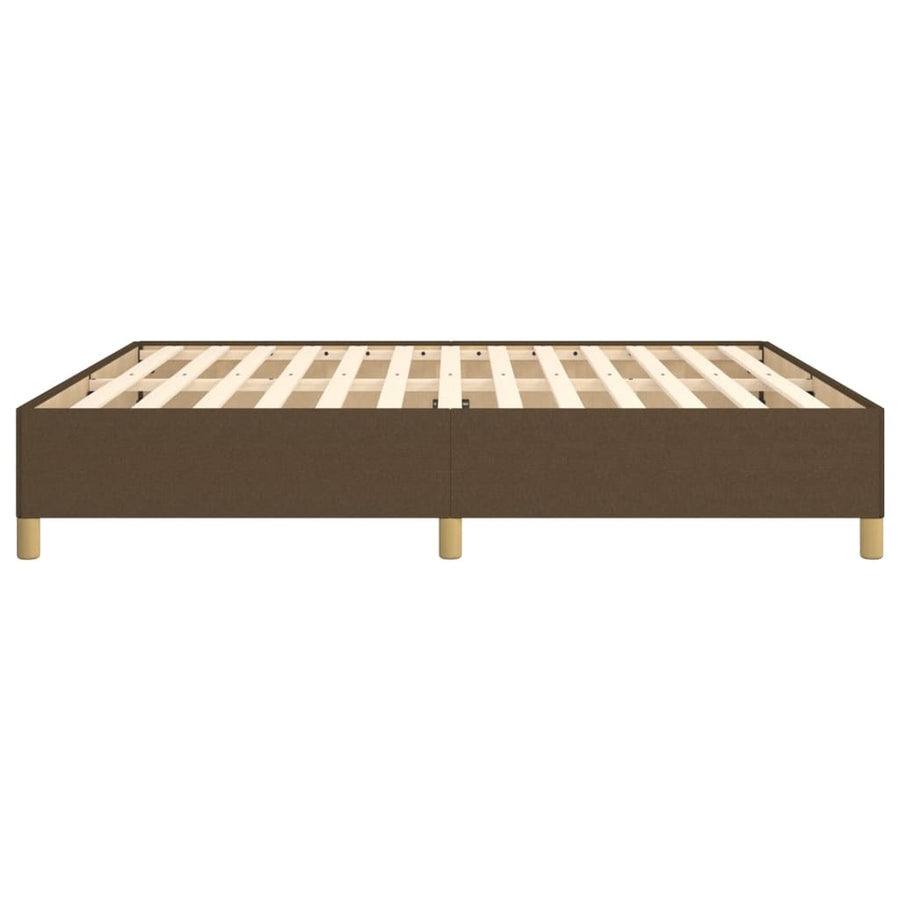 Bedframe stof donkerbruin 180x200 cm 180 x 200 cm 35 cm
