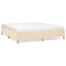 Bedframe Stof Kleurig Crème 180 x 200 cm 35 cm