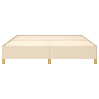 Bedframe Stof Kleurig Crème 180 x 200 cm 35 cm