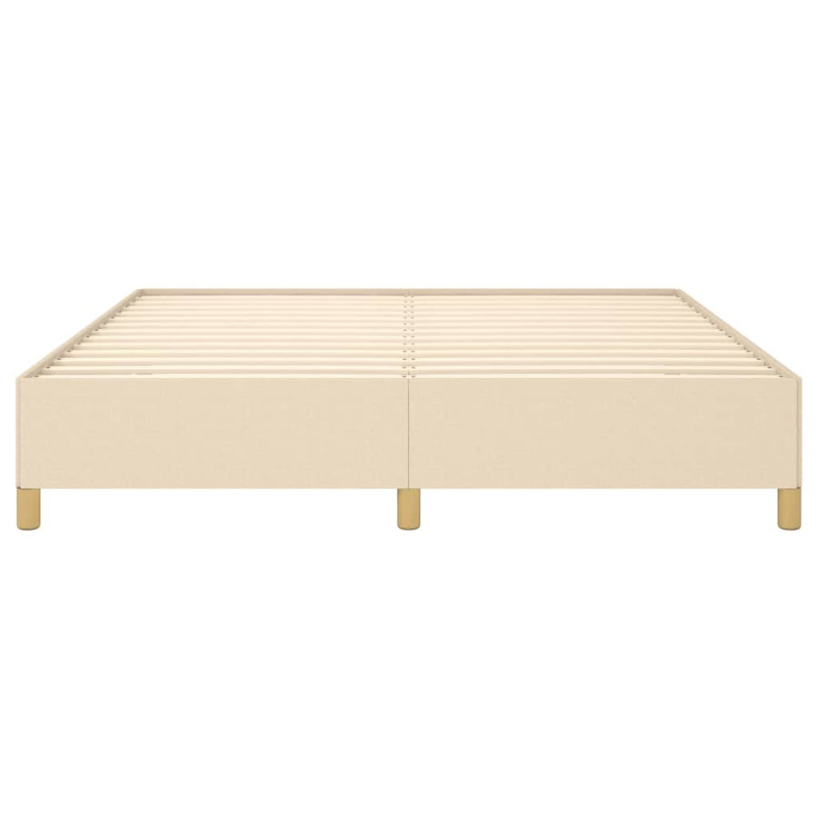 Bedframe Stof Kleurig Crème 180 x 200 cm 35 cm