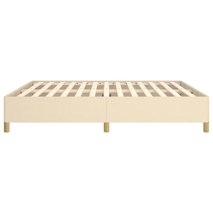 Bedframe Stof Kleurig Crème 180 x 200 cm 35 cm