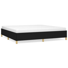 Bedframe Stof Zwart 200 x 200 cm 35 cm