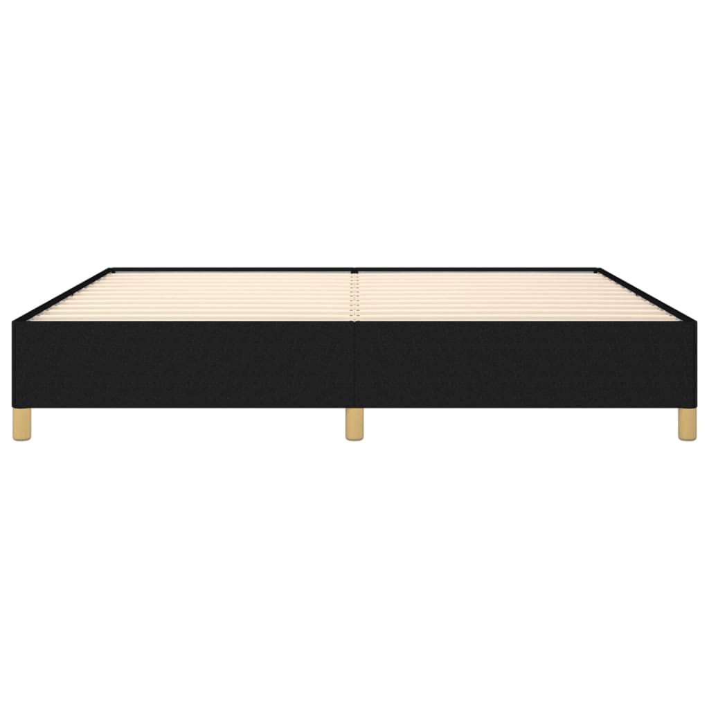 Bedframe Stof Zwart 200 x 200 cm 35 cm