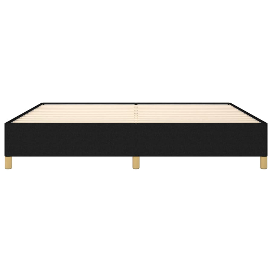 Bedframe Stof Zwart 200 x 200 cm 35 cm