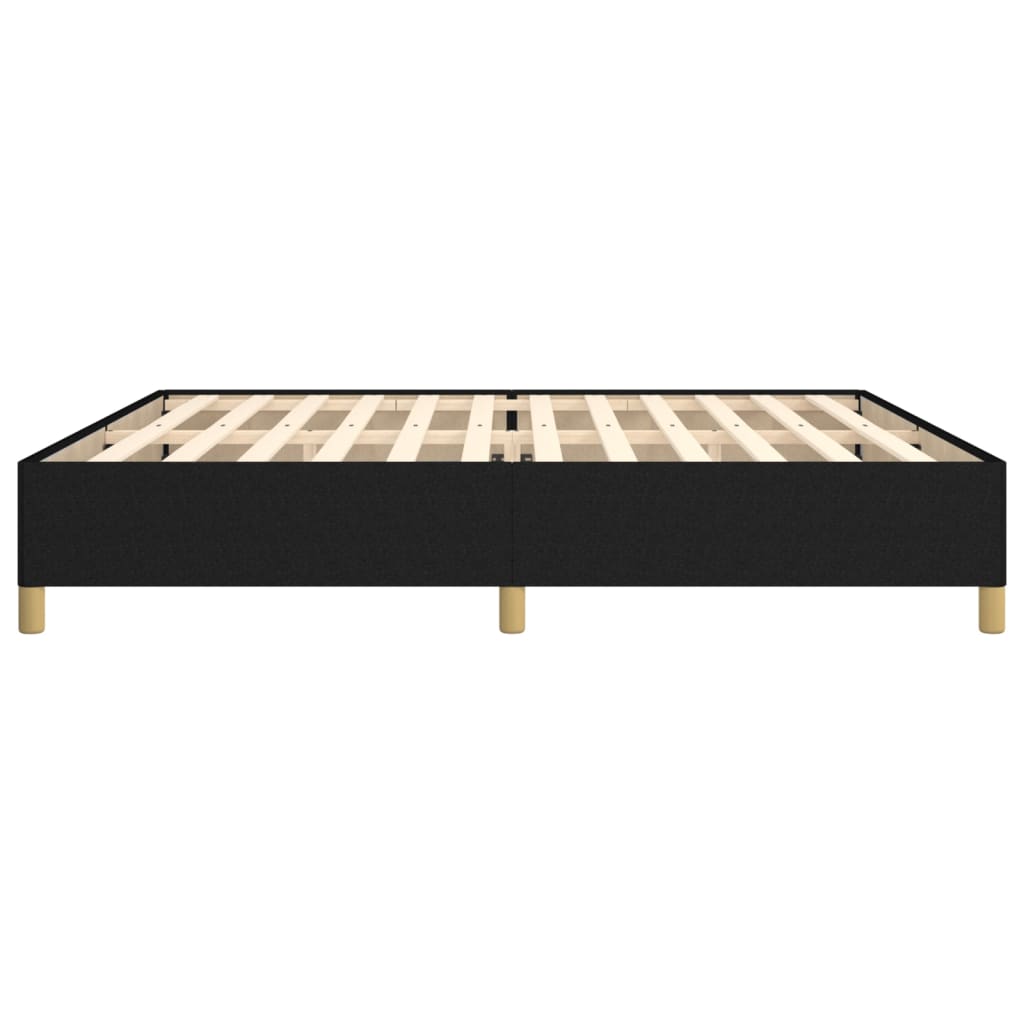 Bedframe Stof Zwart 200 x 200 cm 35 cm