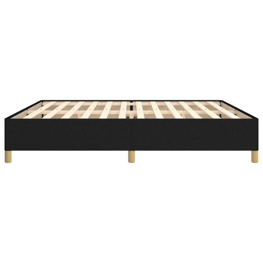 Bedframe Stof Zwart 200 x 200 cm 35 cm
