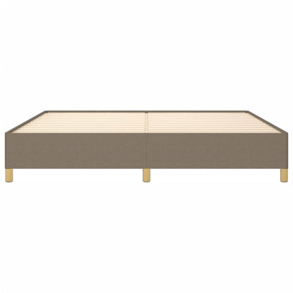 Bedframe stof taupe 200x200 cm 200 x 200 cm 35 cm