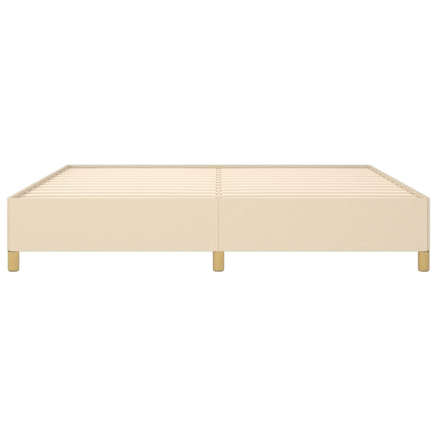 Bedframe Stof Kleurig Crème 200 x 200 cm 35 cm