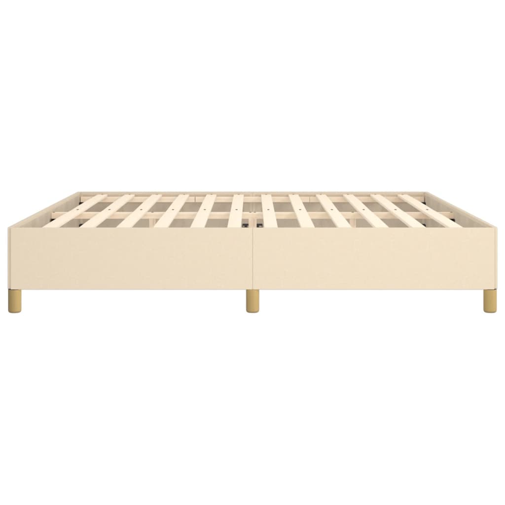 Bedframe Stof Kleurig Crème 200 x 200 cm 35 cm