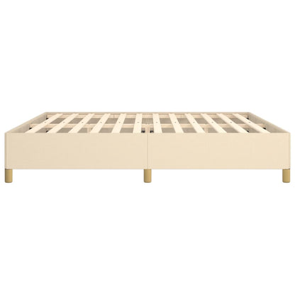 Bedframe Stof Kleurig Crème 200 x 200 cm 35 cm