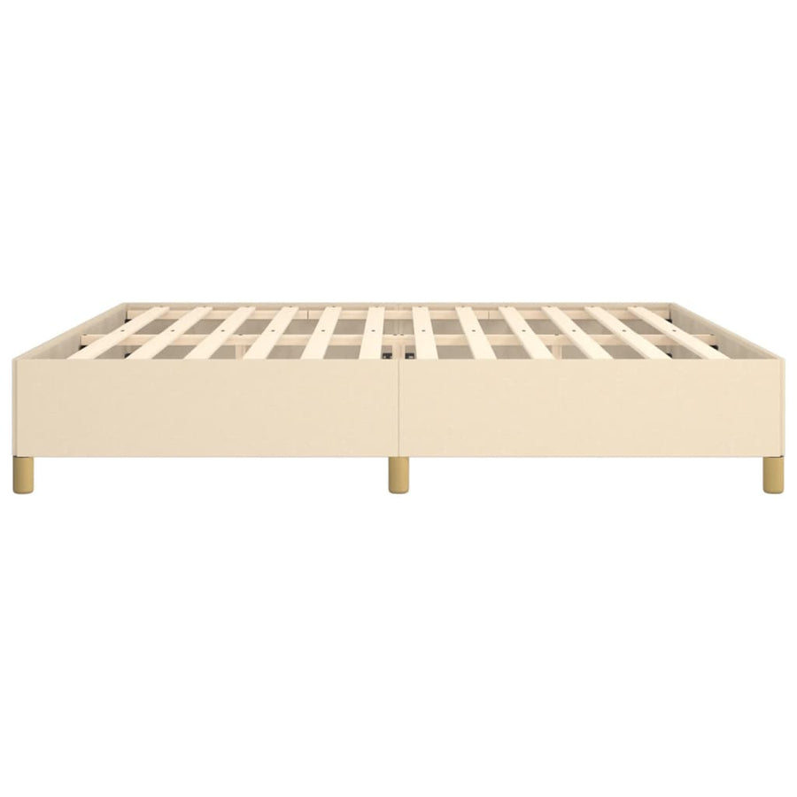 Bedframe Stof Kleurig Crème 200 x 200 cm 35 cm