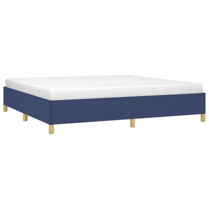 Bedframe Stof Blauw 200 x 200 cm 35 cm