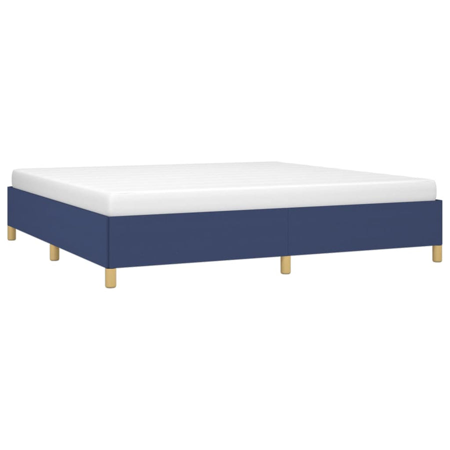 Bedframe Stof Blauw 200 x 200 cm 35 cm