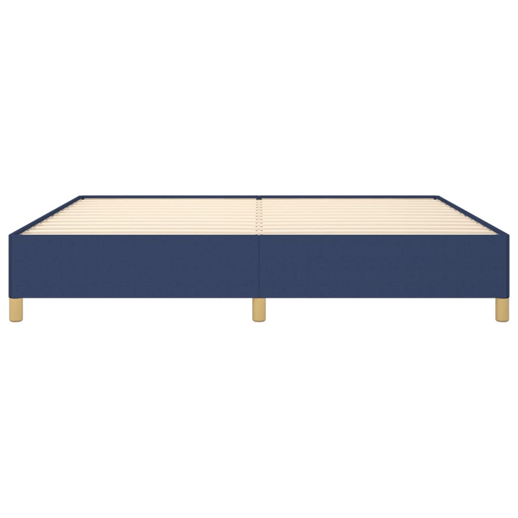 Bedframe Stof Blauw 200 x 200 cm 35 cm
