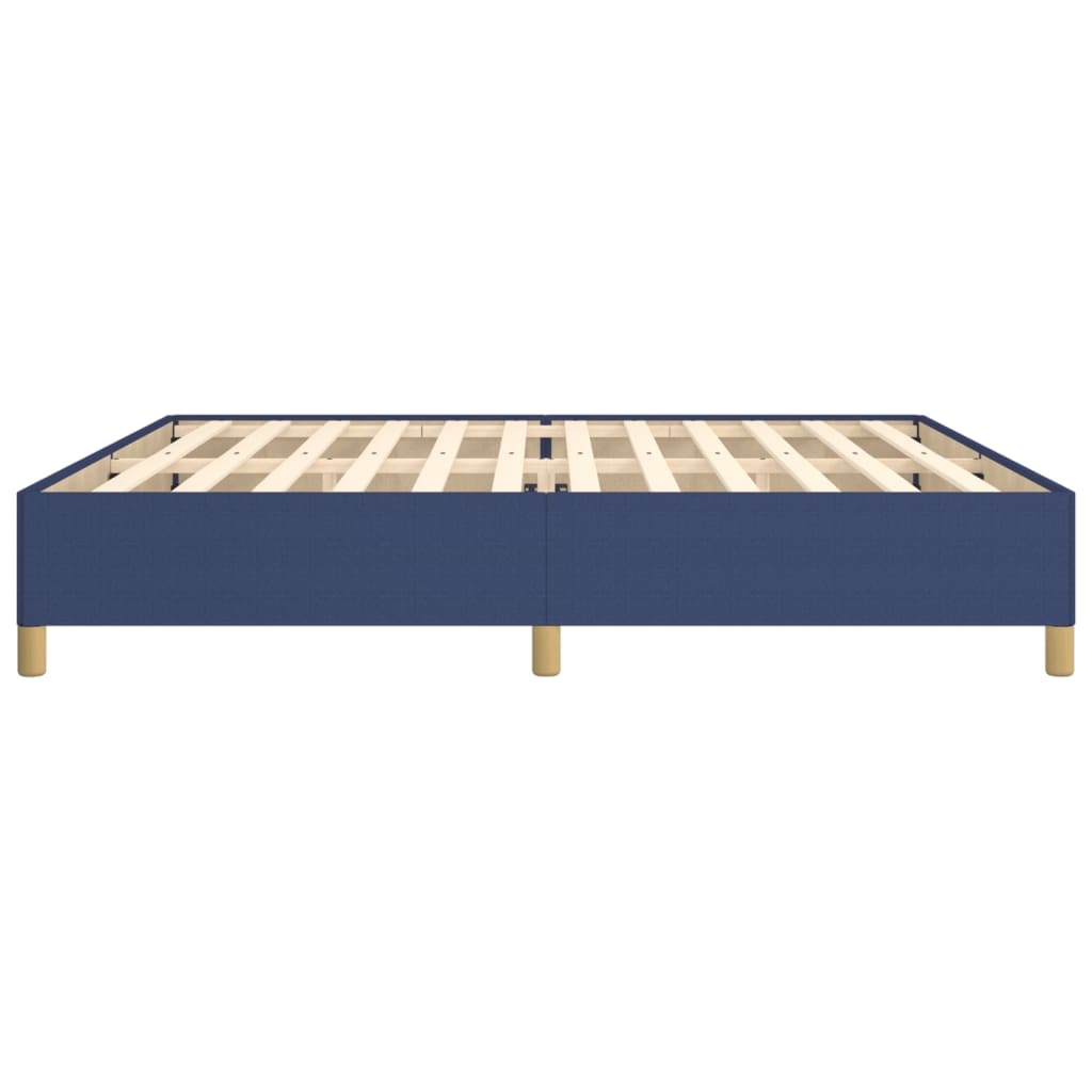 Bedframe Stof Blauw 200 x 200 cm 35 cm