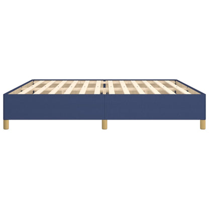 Bedframe Stof Blauw 200 x 200 cm 35 cm