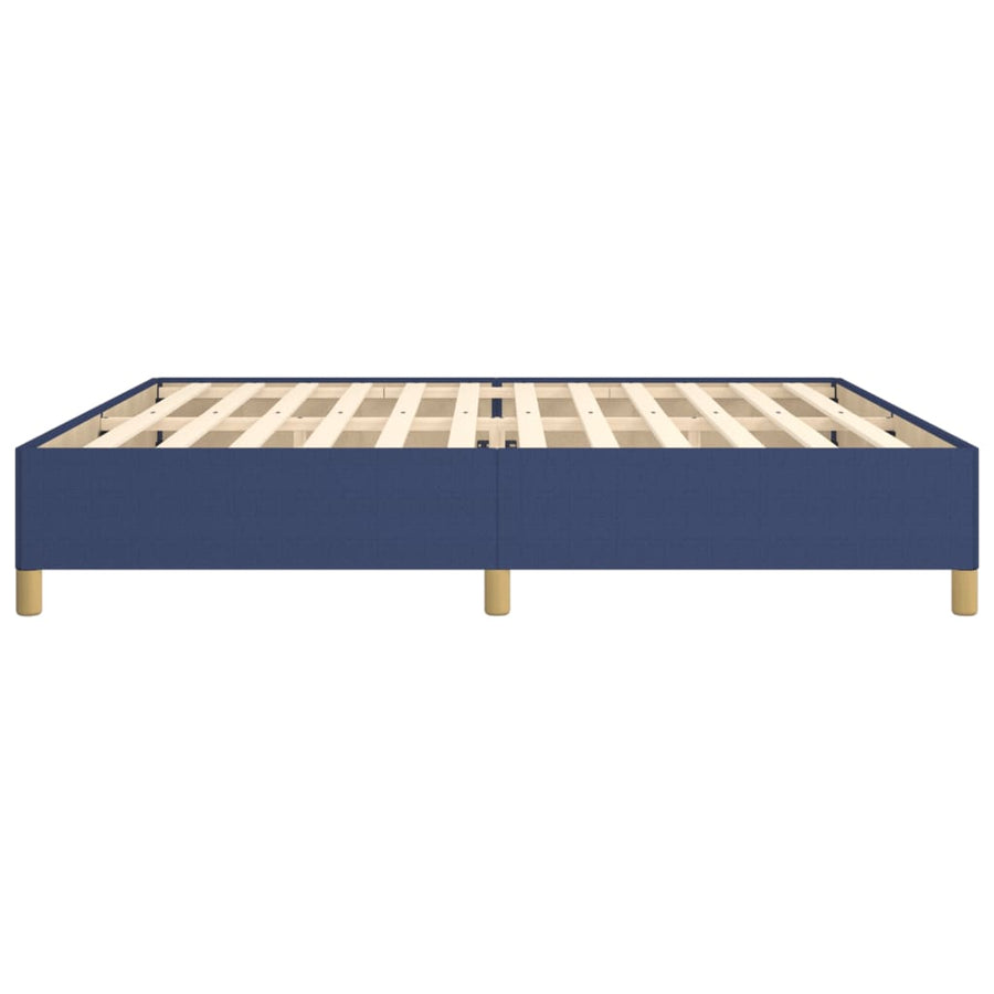 Bedframe Stof Blauw 200 x 200 cm 35 cm