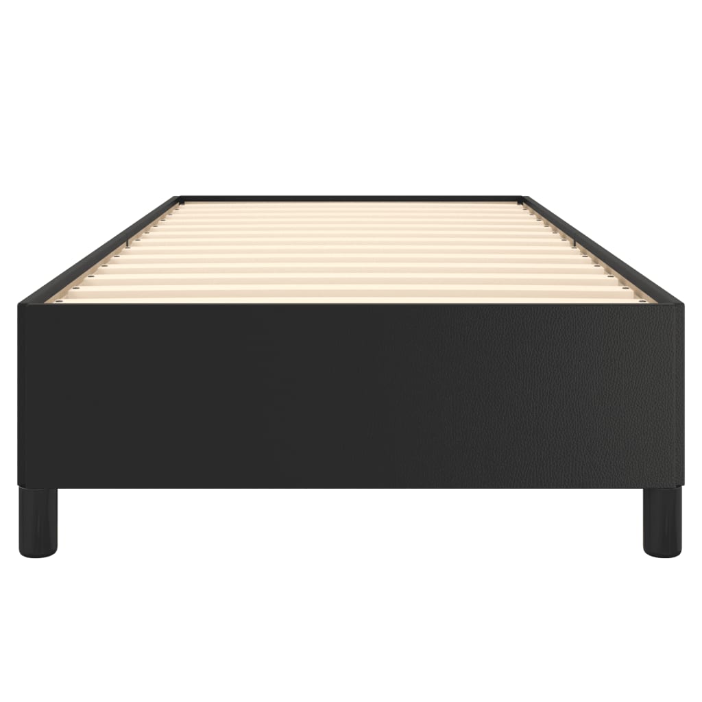 Bedframe Kunstleer Zwart 80 x 200 cm 35 cm