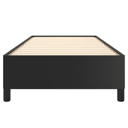 Bedframe Kunstleer Zwart 80 x 200 cm 35 cm