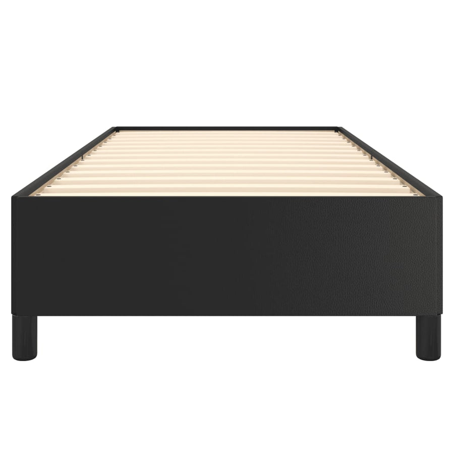 Bedframe Kunstleer Zwart 80 x 200 cm 35 cm