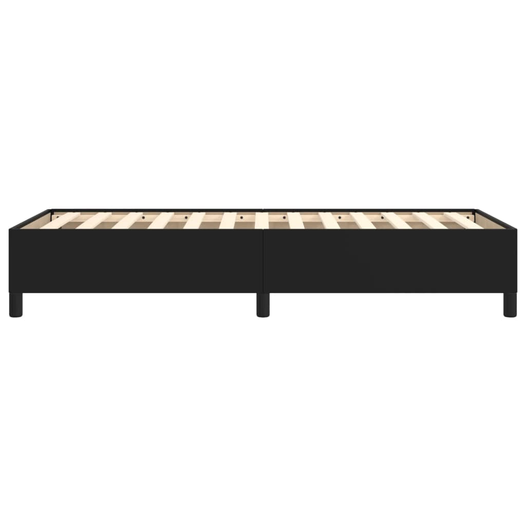 Bedframe Kunstleer Zwart 80 x 200 cm 35 cm