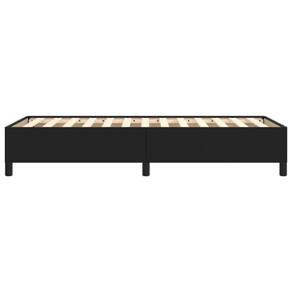 Bedframe Kunstleer Zwart 80 x 200 cm 35 cm