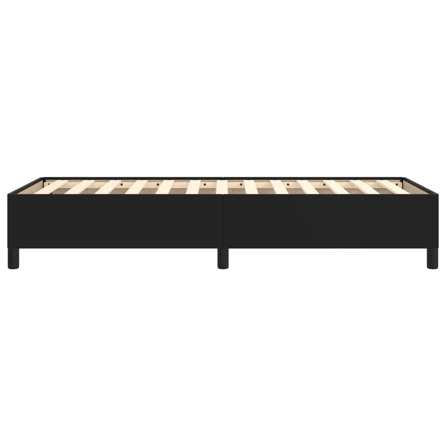 Bedframe Kunstleer Zwart 80 x 200 cm 35 cm