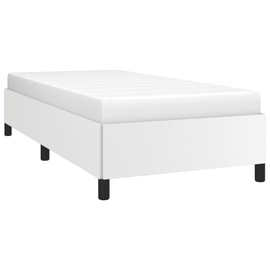 Bedframe Kunstleer Wit 80 x 200 cm 35 cm
