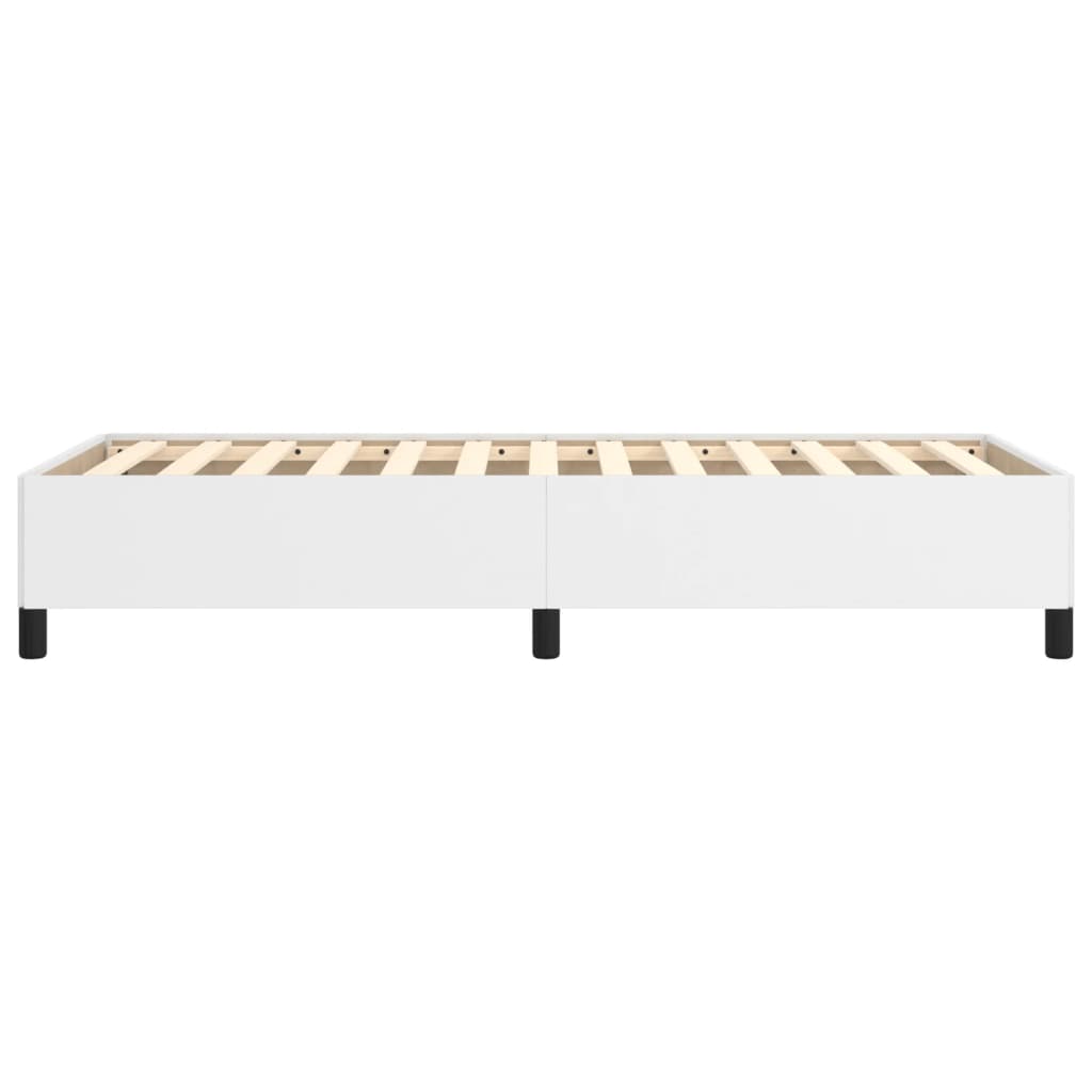Bedframe Kunstleer Wit 80 x 200 cm 35 cm