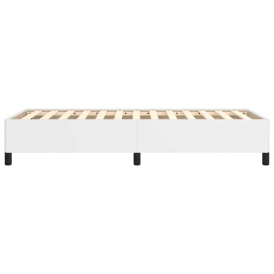 Bedframe Kunstleer Wit 80 x 200 cm 35 cm