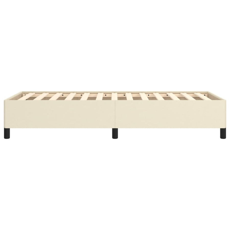 Bedframe Kunstleer Kleurig Crème 80 x 200 cm 35 cm