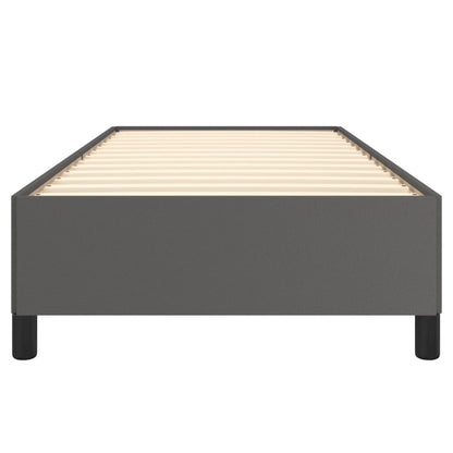 Bedframe kunstleer grijs 80x200 cm 80 x 200 cm 35 cm