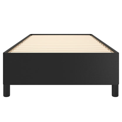 Bedframe Kunstleer Zwart 90 x 190 cm 35 cm
