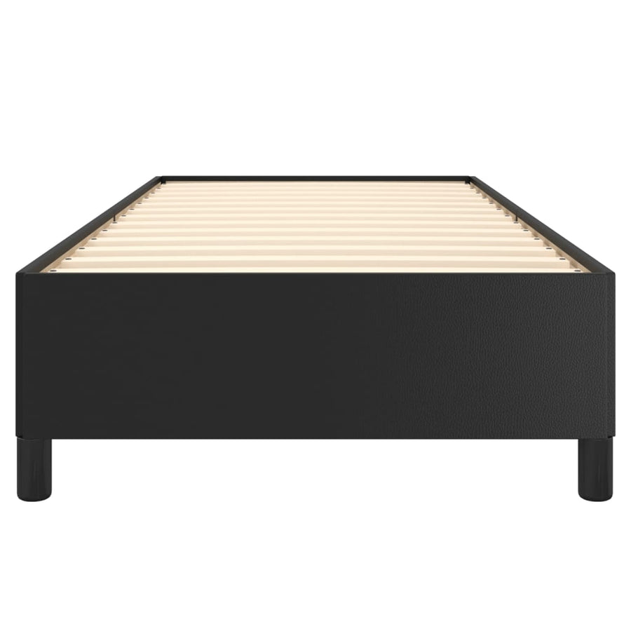 Bedframe Kunstleer Zwart 90 x 190 cm 35 cm