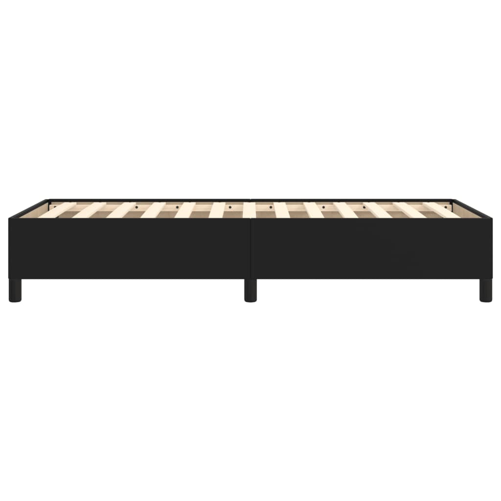 Bedframe Kunstleer Zwart 90 x 190 cm 35 cm