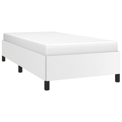 Bedframe Kunstleer Wit 90 x 190 cm 35 cm