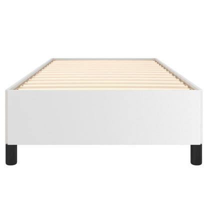 Bedframe Kunstleer Wit 90 x 190 cm 35 cm