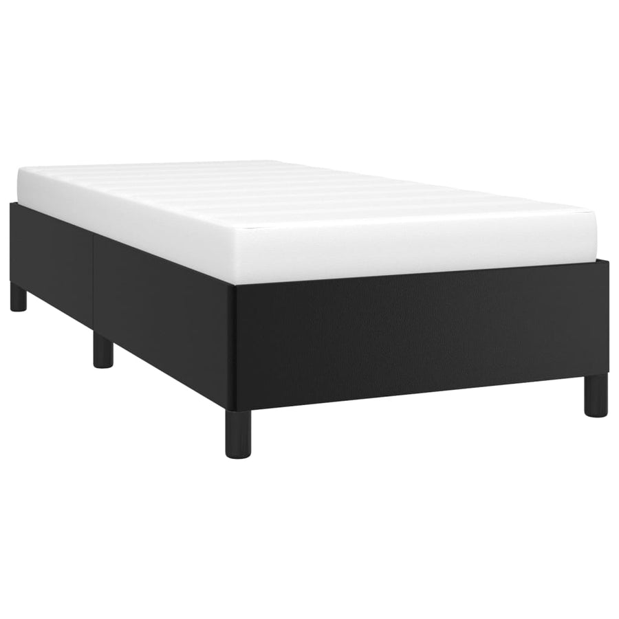 Bedframe Kunstleer Zwart 90 x 200 cm 35 cm