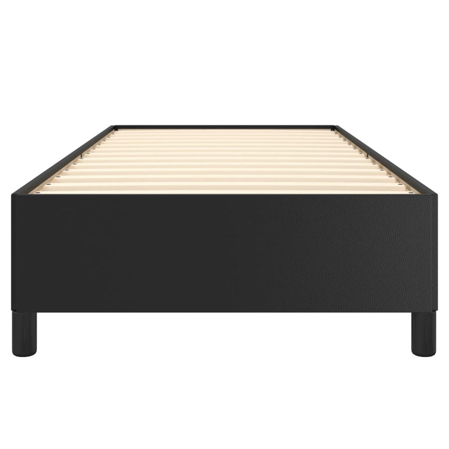 Bedframe Kunstleer Zwart 90 x 200 cm 35 cm