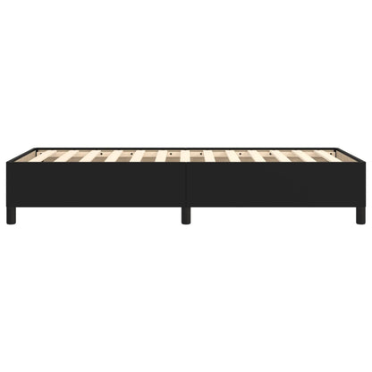 Bedframe Kunstleer Zwart 90 x 200 cm 35 cm