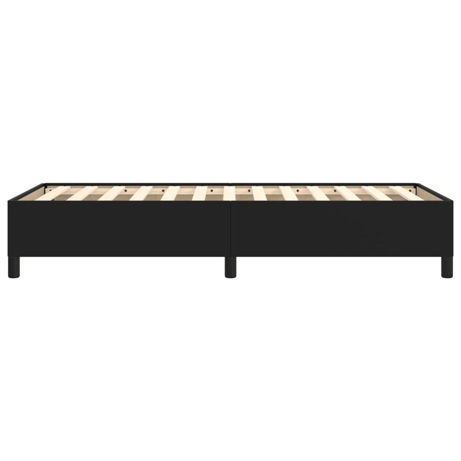 Bedframe Kunstleer Zwart 90 x 200 cm 35 cm