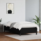Bedframe kunstleer zwart 90x200 cm