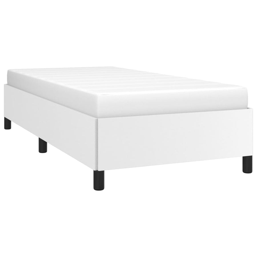 Bedframe Kunstleer Wit 90 x 200 cm 35 cm