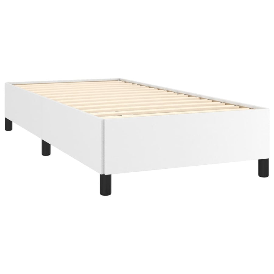 Bedframe Kunstleer Wit 90 x 200 cm 35 cm