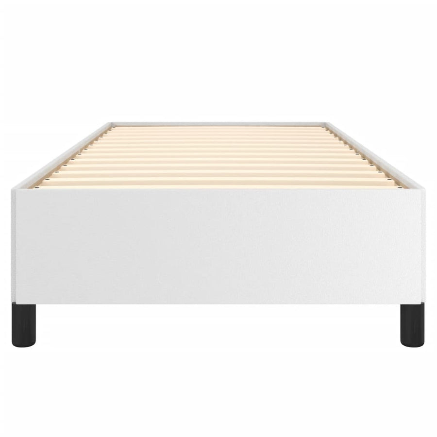 Bedframe Kunstleer Wit 90 x 200 cm 35 cm