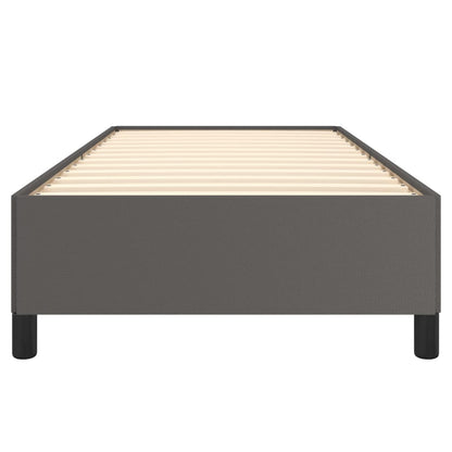 Bedframe kunstleer grijs 90x200 cm 90 x 200 cm 35 cm